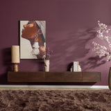 Zwevend tv meubel Vision Brown | 280 cm