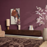 Zwevend tv meubel Vision Brown | 280 cm