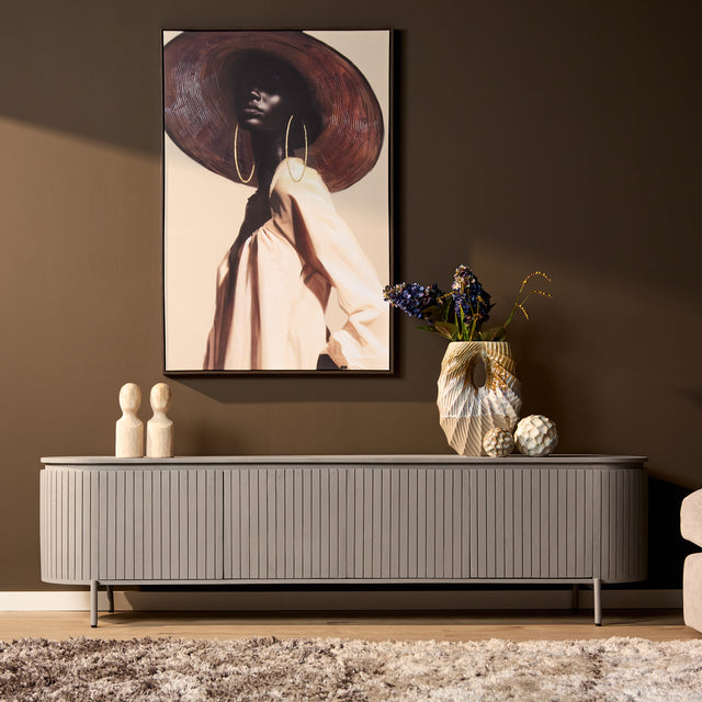 Tv meubel Solana | 210 cm |Taupe