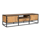 Tv meubel Denver | Mangohout en staal | 180 cm