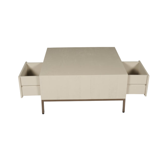 Salontafel Madison Sand | 80 cm | Vierkant