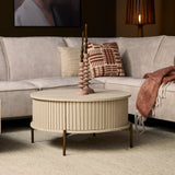 Salontafel Madison Sand | 80 cm | Rond