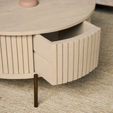 Salontafel Madison Sand | 80 cm | Rond