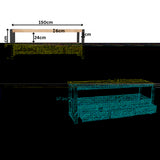 Tv meubel Boaz | 150 cm