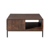 Salontafel Madison Brown | 80 cm | Vierkant