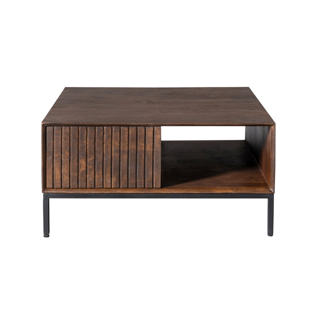 Salontafel Madison Brown | 80 cm | Vierkant