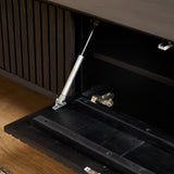 Zwevend tv meubel Madison Black | 240 cm