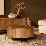 Salontafel Madison Natural | 80 cm | Rond