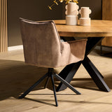 Eetkamerstoel Dani | Velvet Beige (set of 2)