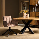 Eetkamerstoel Dani | Velvet Beige (set of 2)