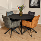 Eetkamerstoel Dani | Velvet Light Blue (set of 2) van PureWonen – Luxe comfort op maat van PureWonen. Vraag naar de beste prijs.