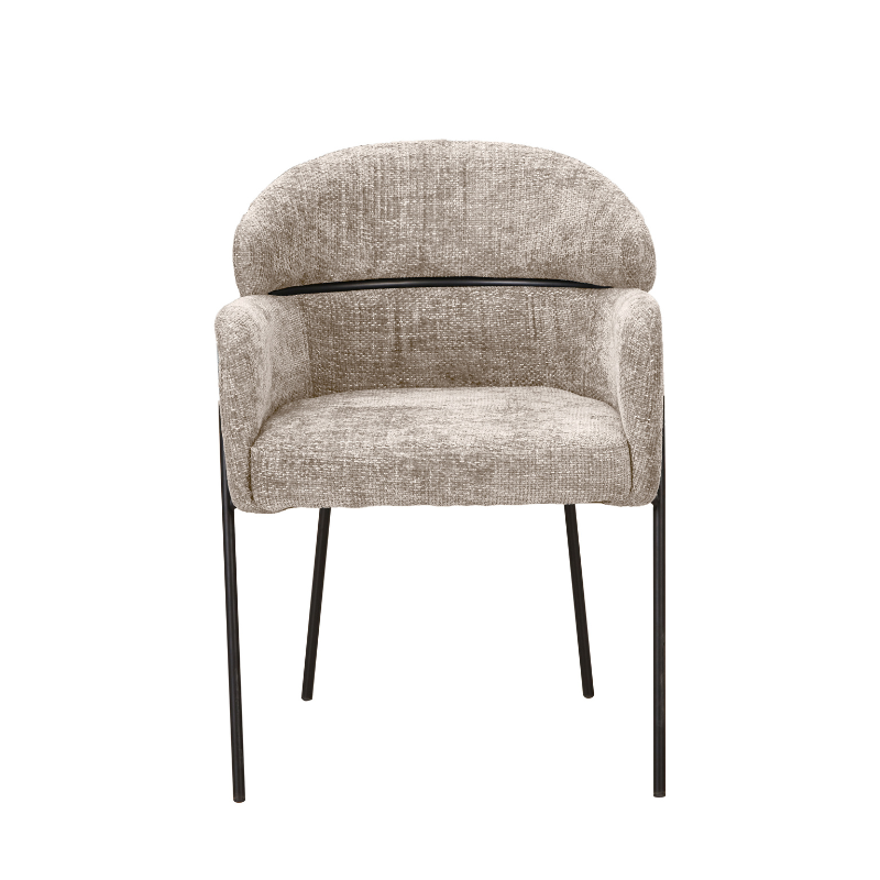 Eetkamerstoel Otis | Beige van PureWonen – Luxe comfort op maat van PureWonen. Vraag naar de beste prijs.