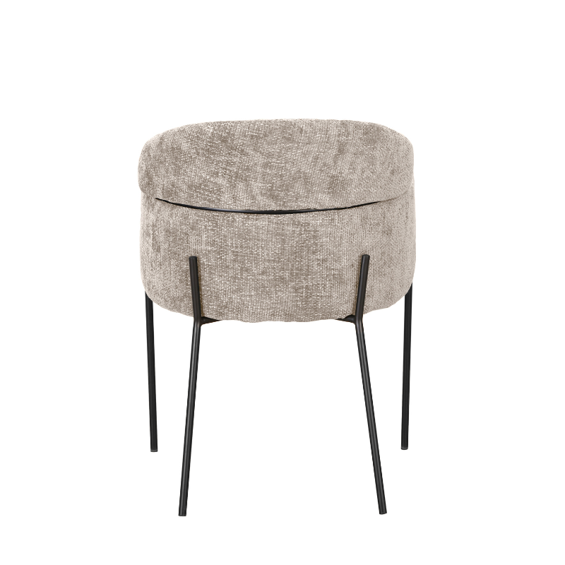 Eetkamerstoel Otis | Beige van PureWonen – Luxe comfort op maat van PureWonen. Vraag naar de beste prijs.