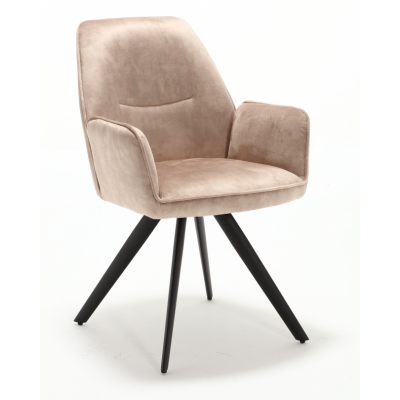 Eetkamerstoel Nova | Beige (set of 2) van PureWonen – Luxe comfort op maat van PureWonen. Vraag naar de beste prijs.