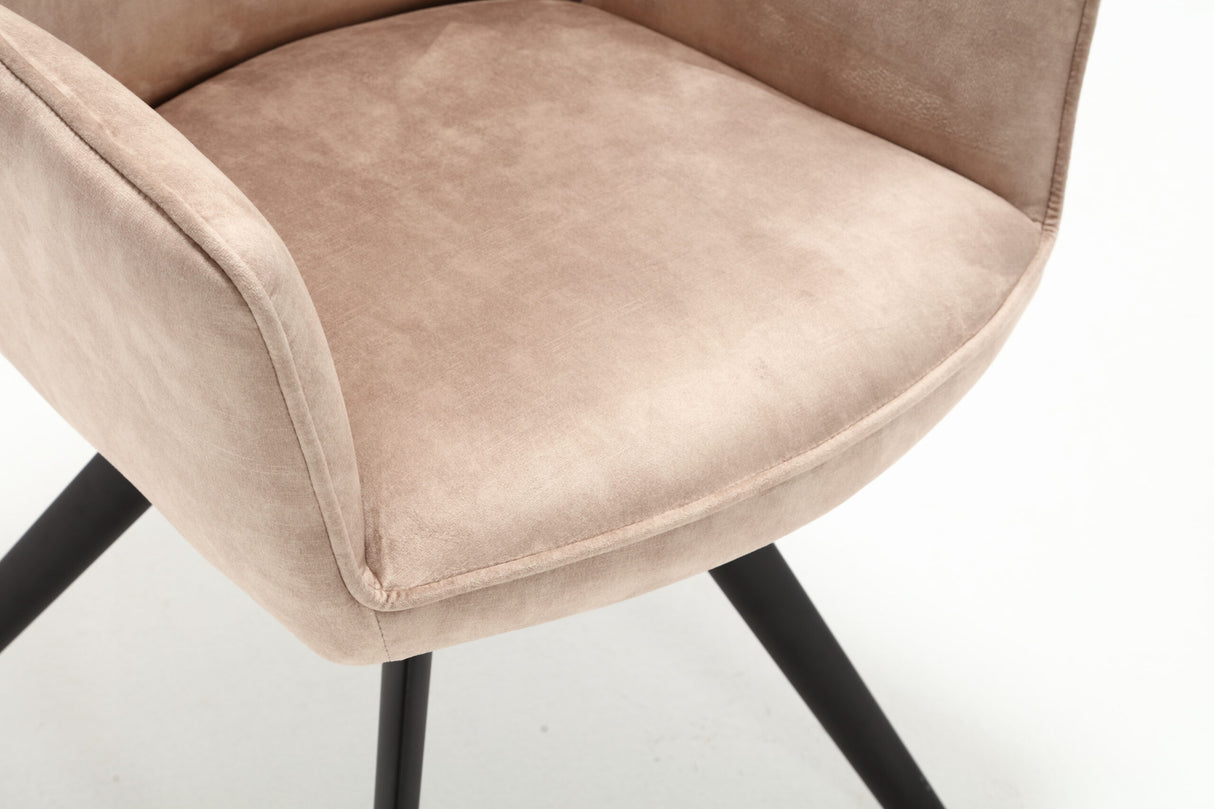 Eetkamerstoel Nova | Beige (set of 2) van PureWonen – Luxe comfort op maat van PureWonen. Vraag naar de beste prijs.