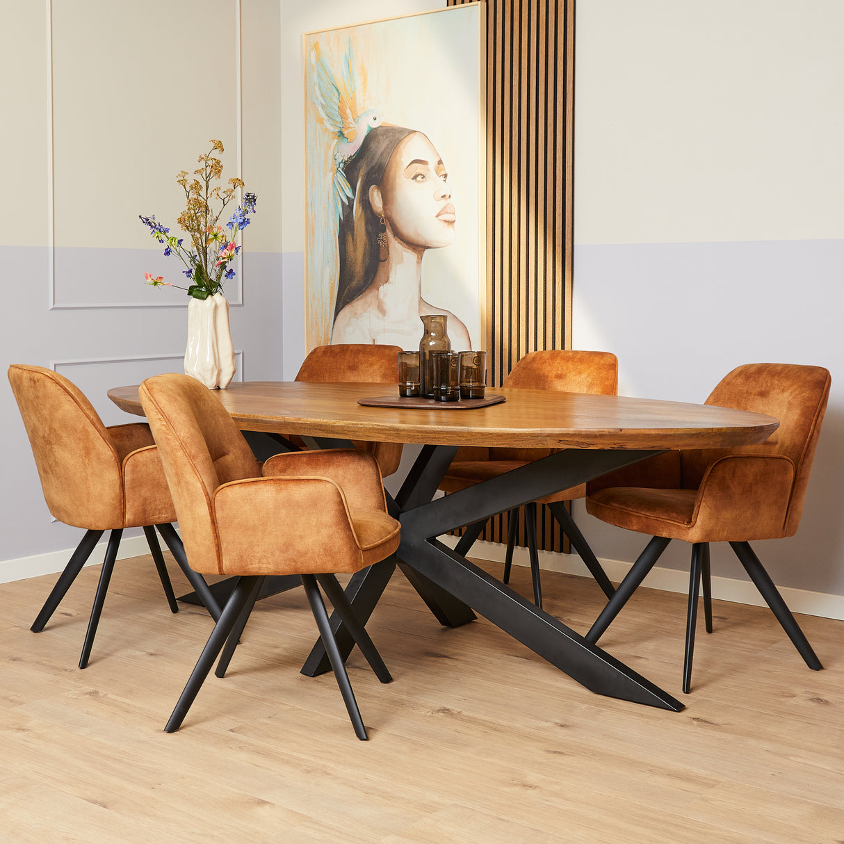 Eetkamerstoel Nova | Gold (set of 2) van PureWonen – Luxe comfort op maat van PureWonen. Vraag naar de beste prijs.