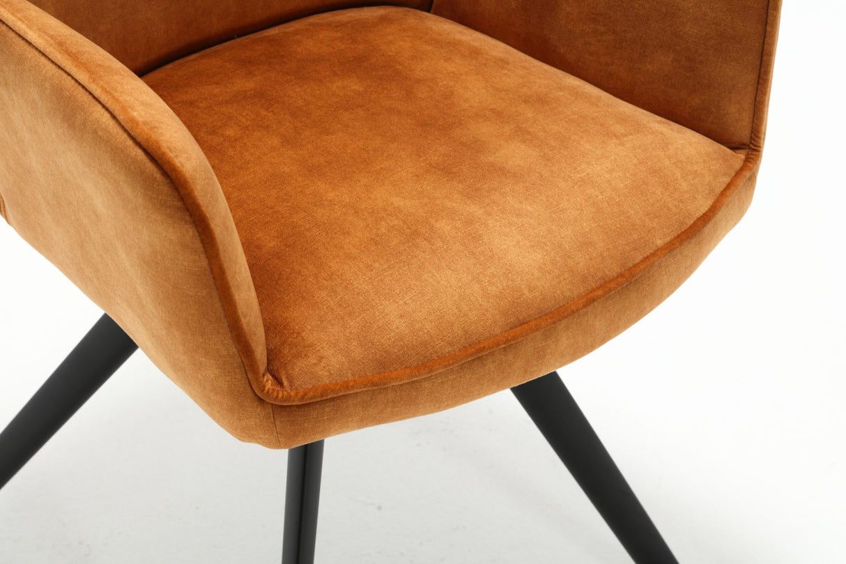 Eetkamerstoel Nova | Gold (set of 2) van PureWonen – Luxe comfort op maat van PureWonen. Vraag naar de beste prijs.