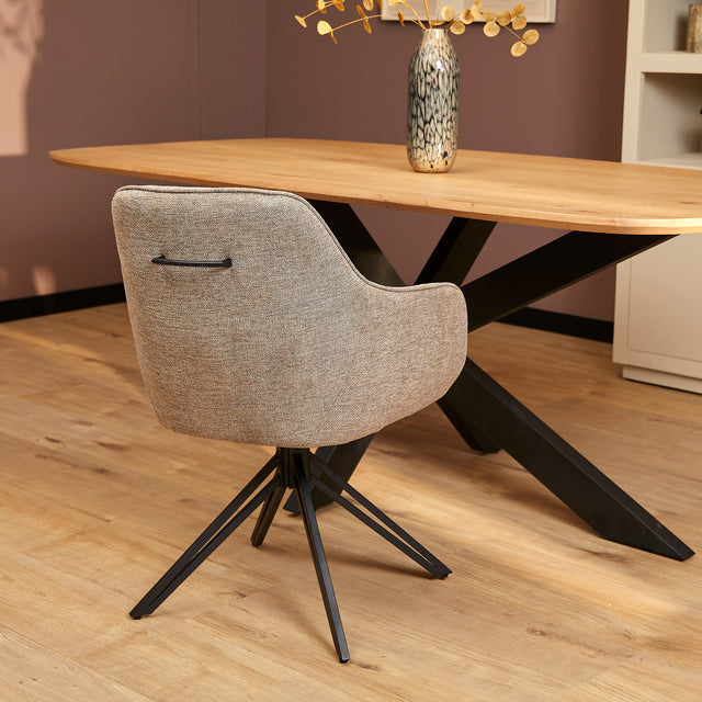 Eetkamerstoel Jens | Brown (set of 2)