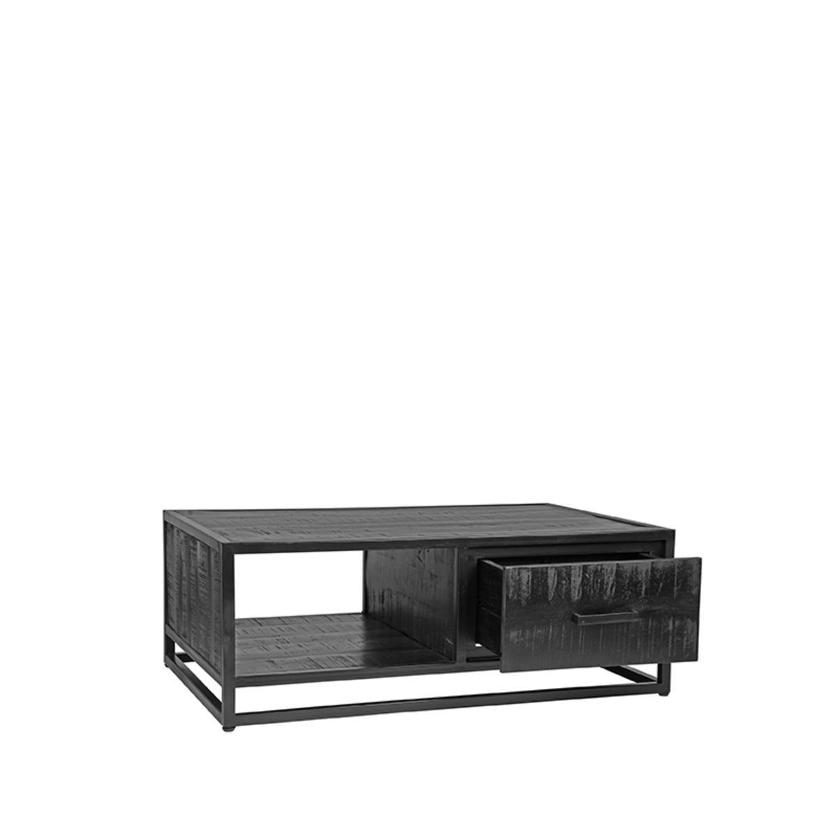 LABEL51 Salontafel Chili - Zwart - Mangohout - 110 cm van LABEL51 – Luxe comfort op maat van PureWonen. Vraag naar de beste prijs.