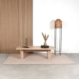 LABEL51 Salontafel Jule - Naturel - Eiken - 140 cm van LABEL51 – Luxe comfort op maat van PureWonen. Vraag naar de beste prijs.
