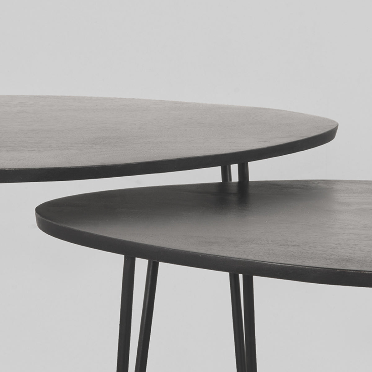 LABEL51 Salontafel Frisk - Zwart - Mangohout - 68 cm van LABEL51 – Luxe comfort op maat van PureWonen. Vraag naar de beste prijs.