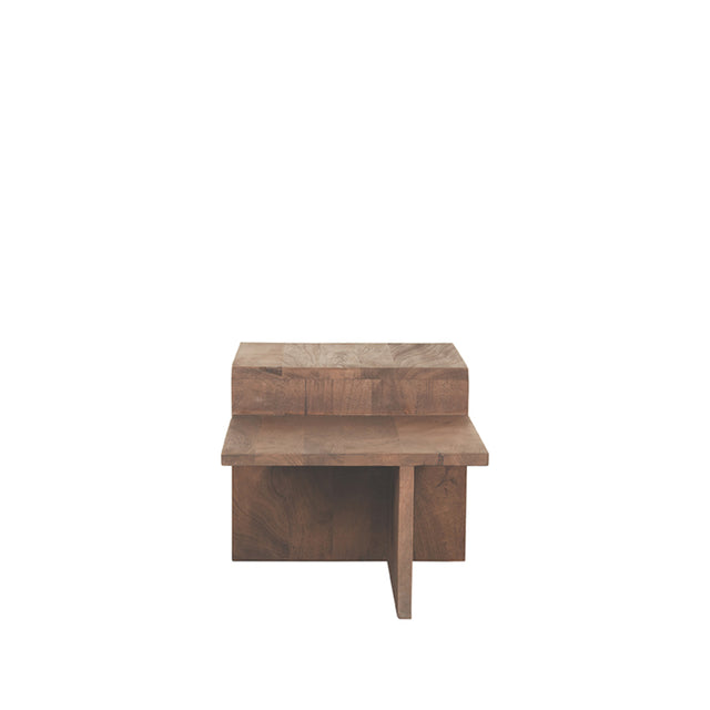 LABEL51 Salontafel Skip - Espresso - Mangohout - 90 cm van LABEL51 - laagste prijs offerte van PureWonen