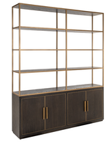 Display cabinet Carter brown large 4-doors