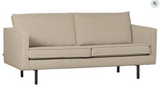 Rodeo 2.5-zitsbank boucle beige