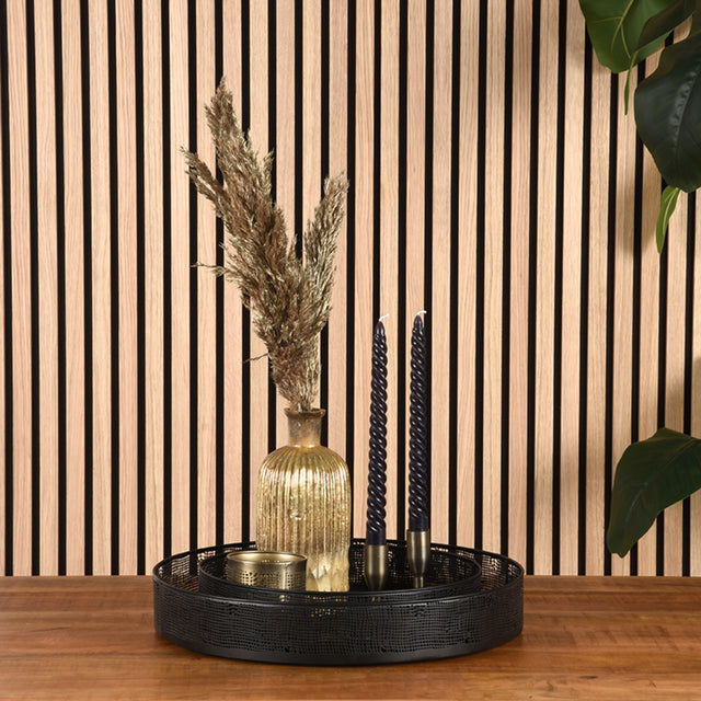 LABEL51 Dienbladen - Zwart - Metaal van LABEL51 – Luxe comfort op maat van PureWonen. Vraag naar de beste prijs.