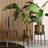 LABEL51 Plantenstandaards - Antiek goud - Metaal van LABEL51 – Luxe comfort op maat van PureWonen. Vraag naar de beste prijs.