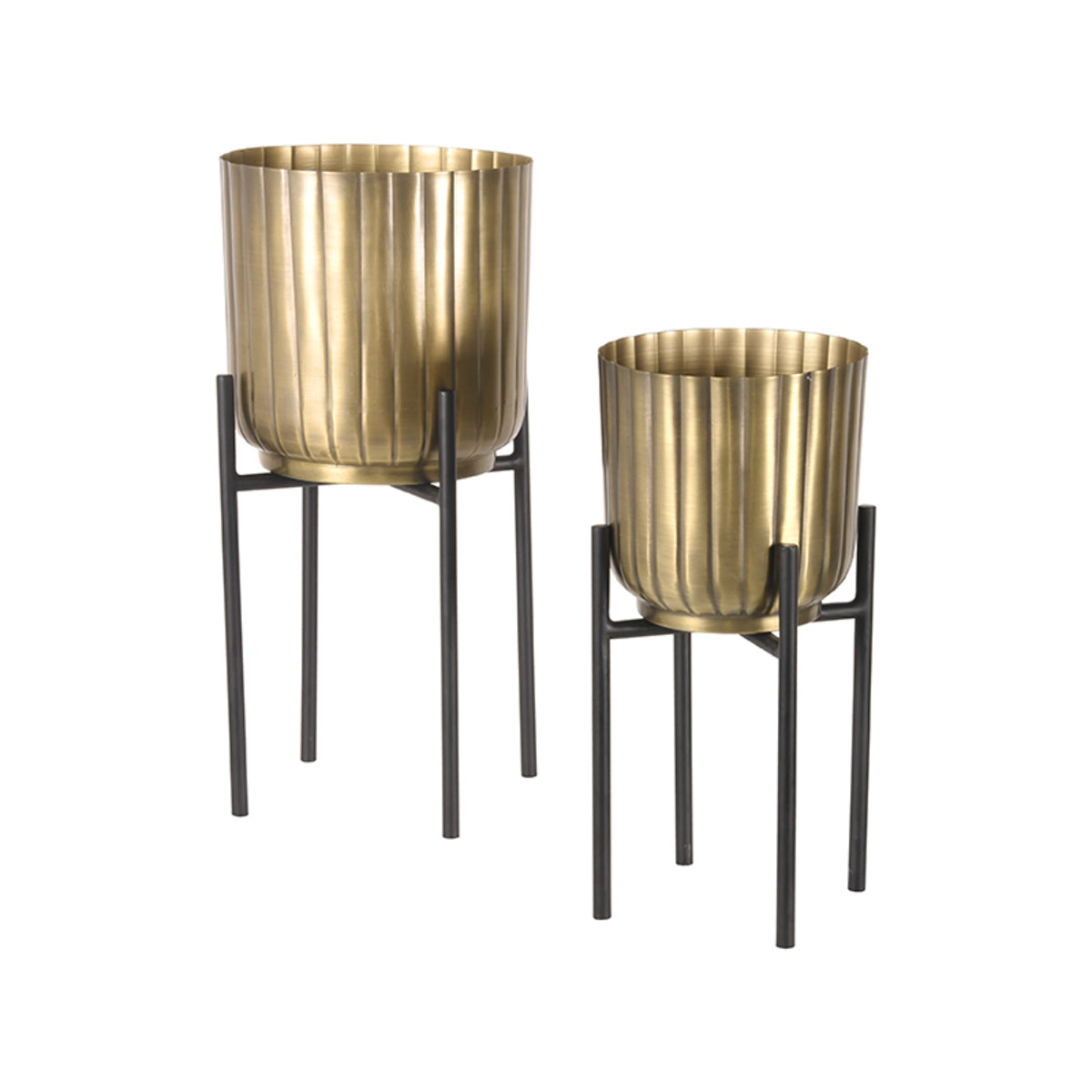 LABEL51 Plantenstandaards - Antiek goud - Metaal van LABEL51 – Luxe comfort op maat van PureWonen. Vraag naar de beste prijs.