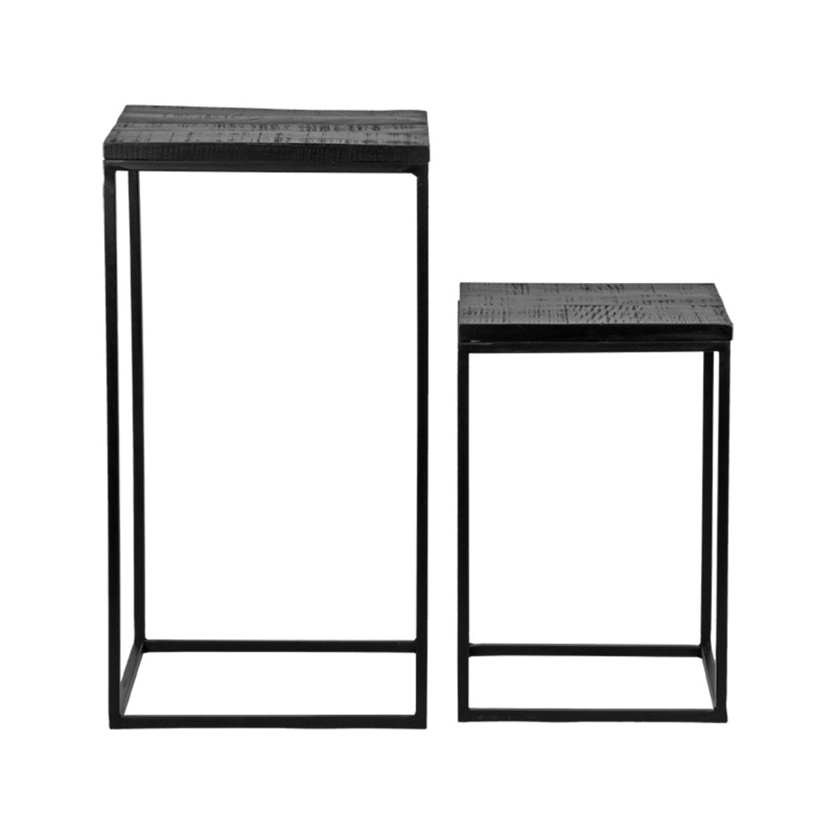 LABEL51 Bijzettafel Vintage - Zwart - Mangohout van LABEL51 - laagste prijs offerte van PureWonen