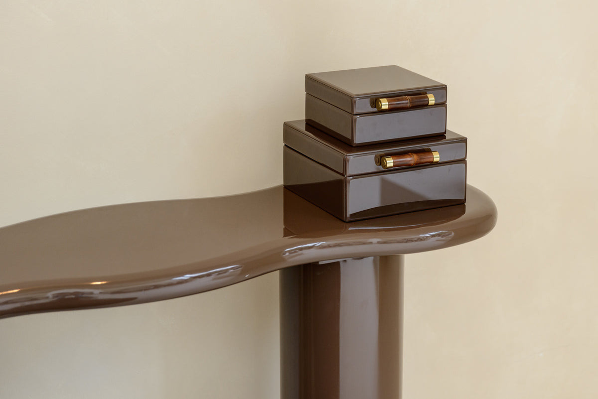 Opbergdoos Echo dark brown large – Richmond Interiors (afbeelding 8)