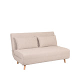 LABEL51 Slaapbank Double - Naturel - Boucle - Double | Naturel Poot van LABEL51 - laagste prijs offerte van PureWonen