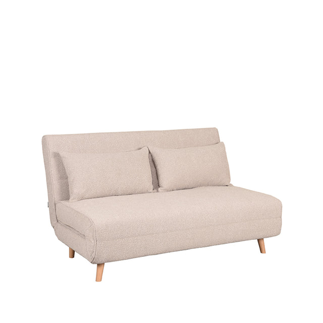 LABEL51 Slaapbank Double - Naturel - Boucle - Double | Naturel Poot van LABEL51 - laagste prijs offerte van PureWonen