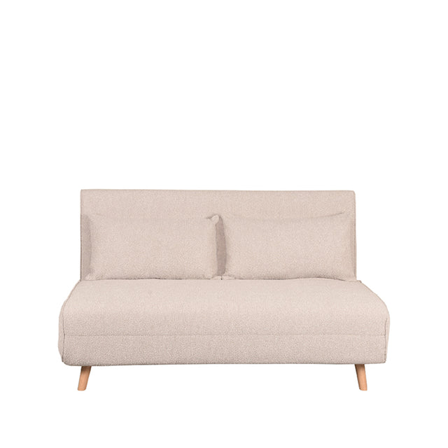 LABEL51 Slaapbank Double - Naturel - Boucle - Double | Naturel Poot van LABEL51 - laagste prijs offerte van PureWonen