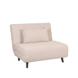 LABEL51 Slaapbank Single - Naturel - Boucle - Single | Zwarte Poot van LABEL51 – Luxe comfort op maat van PureWonen. Vraag naar de beste prijs.