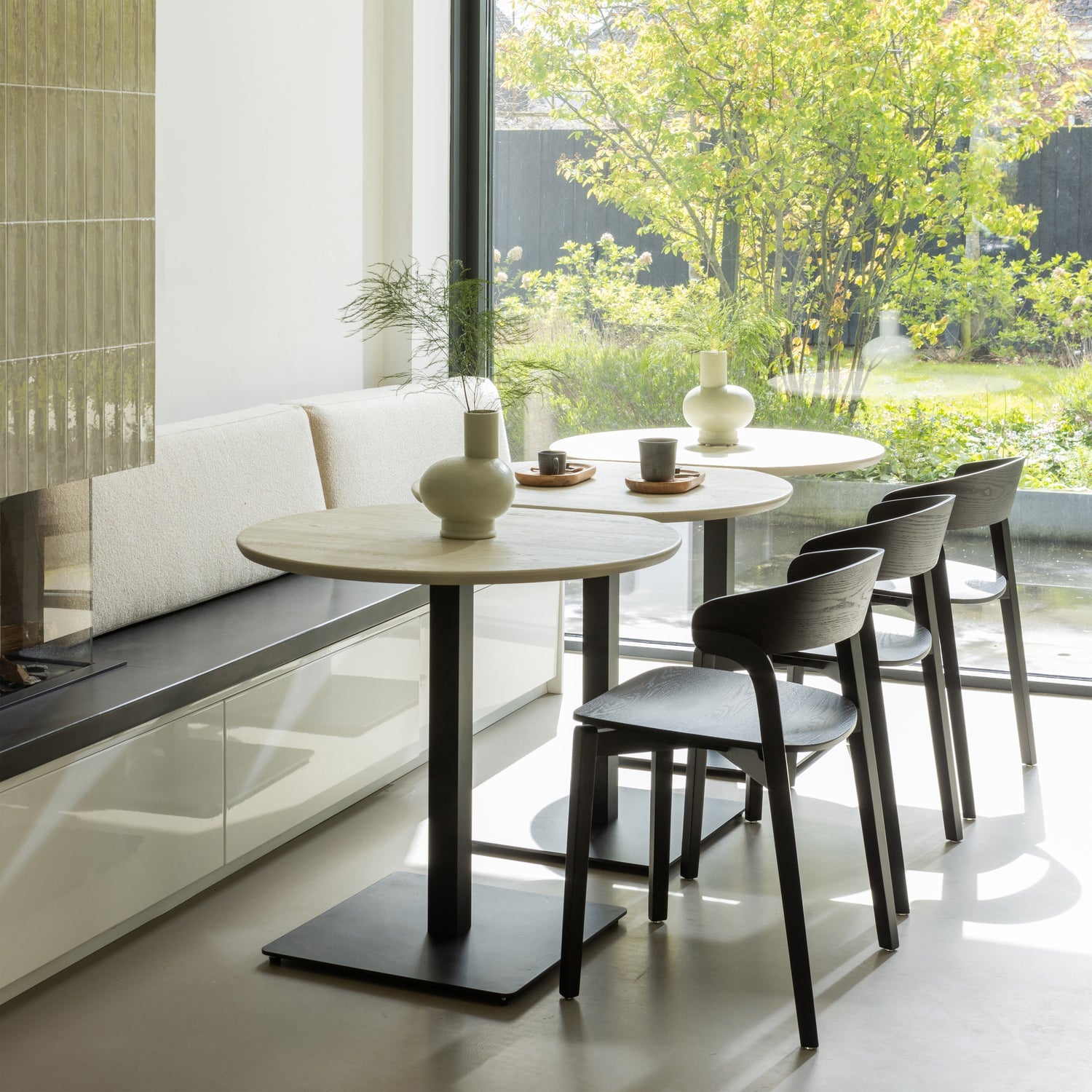 Tablo Bistro Tafel Tussenstuk Vl 80 X68 Cm Dakargrau [Fsc]