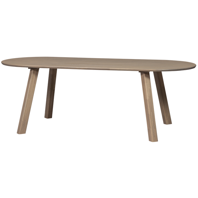 Tablo Eettafel Ovaal Vl 220x90 Cm Pebble Grey [Fsc]