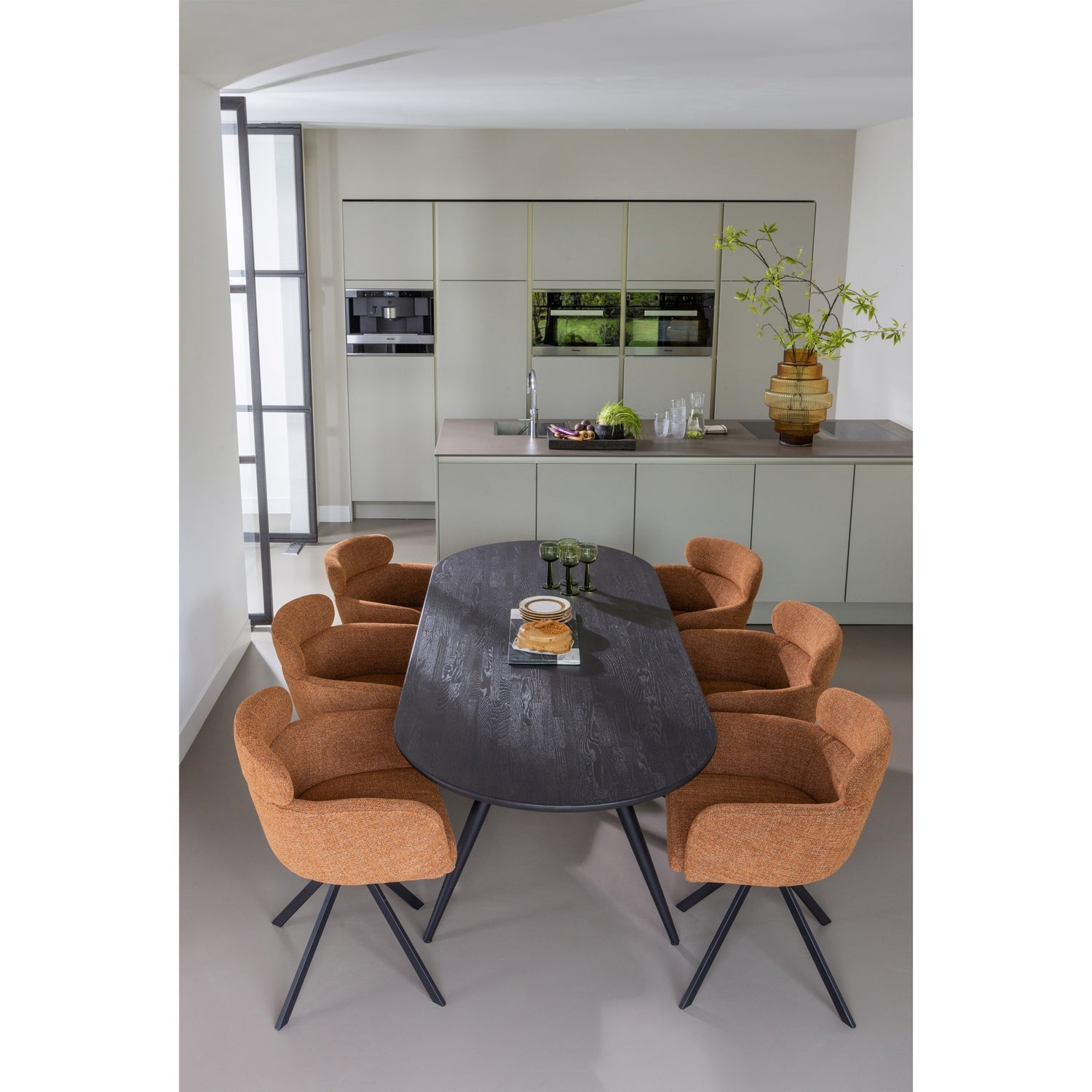 Tablo Eettafel Ovaal Vl 220x90 Cm Mystic Brown [Fsc]