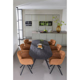 Tablo Eettafel Ovaal Vl 220x90 Cm Mystic Brown [Fsc]