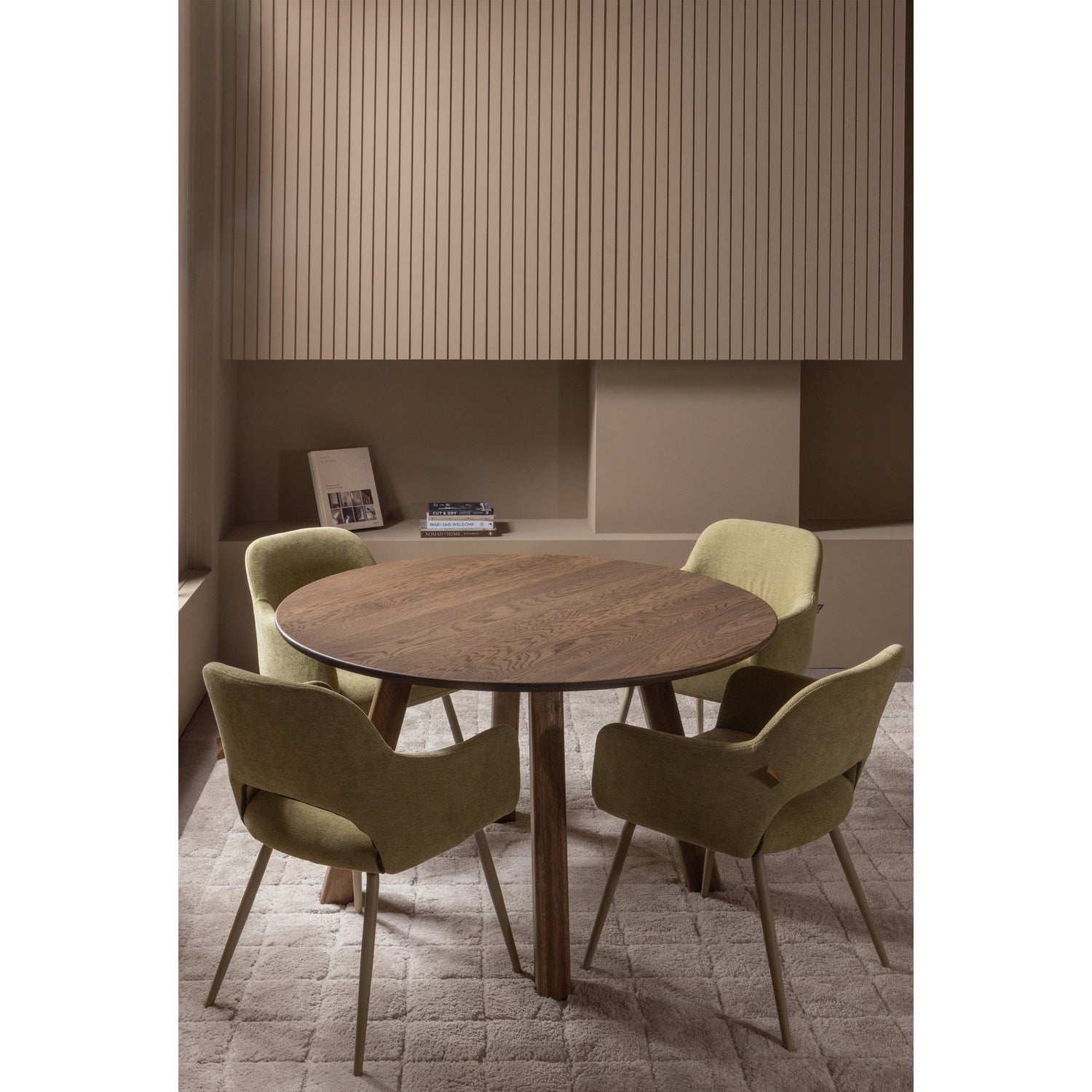 Haarlem 4 Standen Poot Eiken Cashmere Brown Set Van 2 [Fsc]
