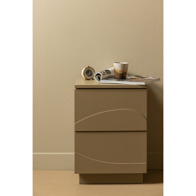 Teo Nachtkastje Grenen Mud [Fsc] van WOOOD – Luxe comfort op maat van PureWonen. Vraag naar de beste prijs.
