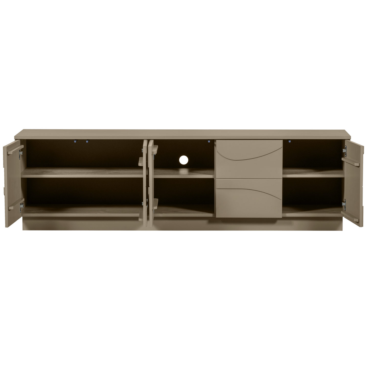 Teo Tv Meubel Grenen Mud [Fsc] van WOOOD – Luxe comfort op maat van PureWonen. Vraag naar de beste prijs.