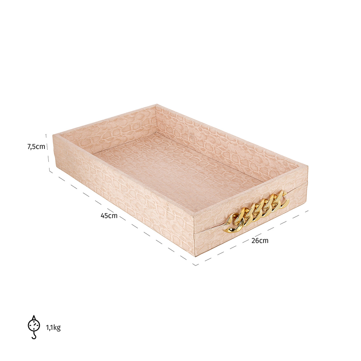 Dienblad Rowen (Pink) van Richmond Interiors – Luxe comfort op maat van PureWonen. Vraag naar de beste prijs.