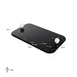 Dienblad Yaya (Black) van Richmond Interiors – Luxe comfort op maat van PureWonen. Vraag naar de beste prijs.