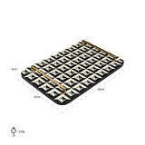 Dienblad Birte (Black/white) van Richmond Interiors – Luxe comfort op maat van PureWonen. Vraag naar de beste prijs.