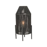 LABEL51 Tafellamp Ibiza - Zwart - Jute van LABEL51 - laagste prijs offerte van PureWonen