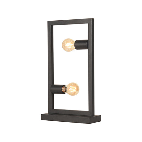 LABEL51 Tafellamp Quadrato - Zwart - Metaal van LABEL51 – Luxe comfort op maat van PureWonen. Vraag naar de beste prijs.