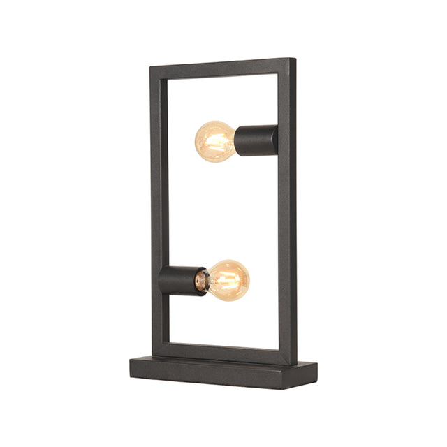 LABEL51 Tafellamp Quadrato - Zwart - Metaal van LABEL51 – Luxe comfort op maat van PureWonen. Vraag naar de beste prijs.